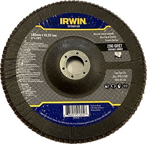 DISCO FLAP DE ZIRCONIA 180X22,23MM G60 - IW7060FZBR