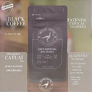 Café Especial Black Coffee  da Mutum Coffee 250g
