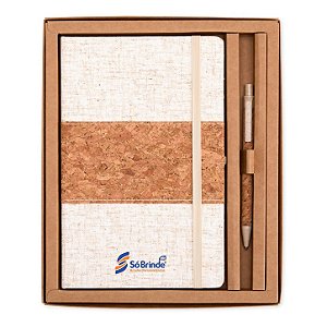 KIT EXECUTIVO CADERNETA + CANETA
