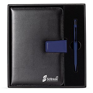 KIT EXECUTIVO CADERNETA + CANETA