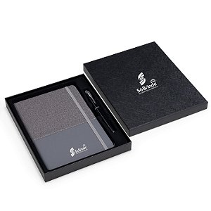 KIT EXECUTIVO CADERNETA + CANETA