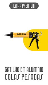 Aplicador Premium de Silicone e PU 400ml - Gatilho em ALUMÍNIO