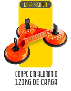 Ventosa Premium Tripla Fixa TESTE