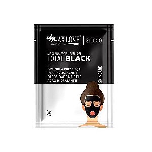 Máscara facial peel off black max love