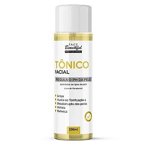 Tônico facial regula o ph 200 ml face beautiful