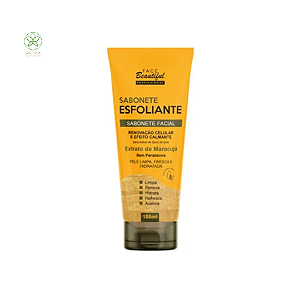 Sabonete Facial Esfoliante Extrato de Maracujá 100ml - Face Beautiful