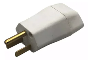 Plug Adaptador Pino 2p+t Reverso Americano