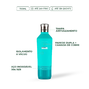Garrafa Térmica King Pantone + Kouda Chip – 700ml