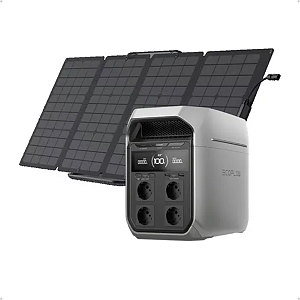 Geradir Portátil Ecoflow Delta 3 Plus + Painel 220W