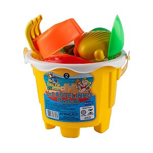 Kit Baldinho Castelinho Radical Brinquedos De Praia Crianças