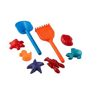 Kit Super Radical Brinquedos Verão Praia Areia Para Crianças