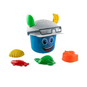 Kit Baldinho Brinquedos De Praia P/ Criança Luluzinho Bichos