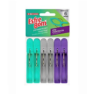 Prendedores para Roupa EsfreBom Mega 6 Unidades Bettanin