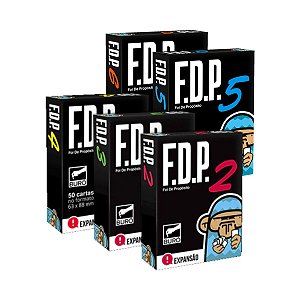 Kit Expansoes FDP Foi De Proposito 2, 3, 4, 5 e 6 Humor Buro
