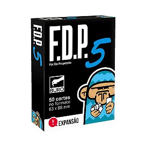 FDP 5 Foi De Propósito 5 Expansão Jogo De Cartas Humor Buró