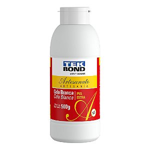 Cola Branca Pva Extra Forte Tekbond Artesanato 500 Gramas