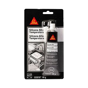 Silicone Sika Alta Temperatura Cinza Grey 95g Juntas