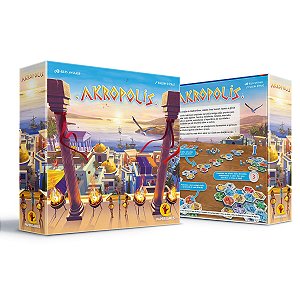 Akropolis Jogo de Estratégia Boardgames Papergames PT-BR