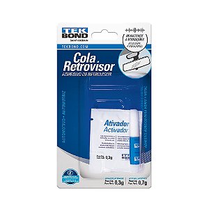 Cola Para Retrovisor Dose Única 1g Tekbond