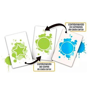 Jogo de Cartas Infantil Color Addict Kids Cartucho 44 Cartas