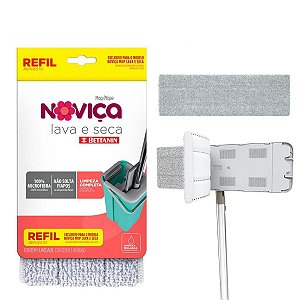 Refil para Mop Lava e Seca Bettanin 100% Microfibra