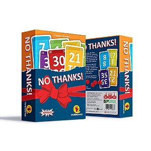 No Thanks! Jogo de Cartas Original PaperGames em Português