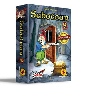 Saboteur 2 Expansão Jogo de Cartas Estratégia Blefe e Ação