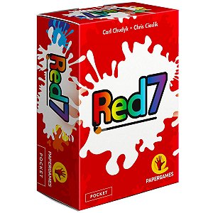 Red7 Jogo de Cartas Nova Edição Pocket Números e Estratégia