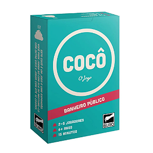 Cocô O Jogo Banheiro Público Cartas Até 10 Jogadores