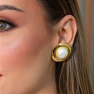BRINCO DOURADO PEROLA