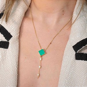 COLAR MARIANA EM BANHO DE OURO 18K