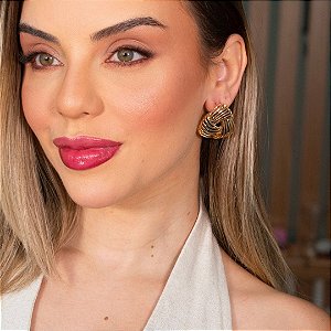 BRINCO YARA NO BANHO DE OURO 18K
