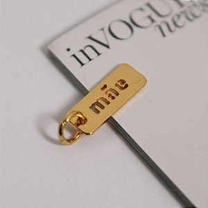 PINGENTE MÃE NO BANHO DE OURO 18K