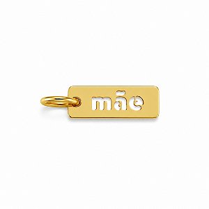 PINGENTE MÃE NO BANHO DE OURO 18K