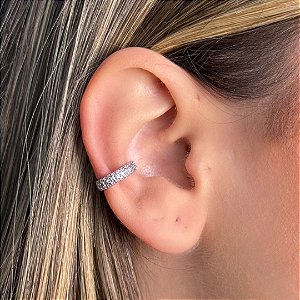 PIERCING FAKE CRAVEJADO PRATA