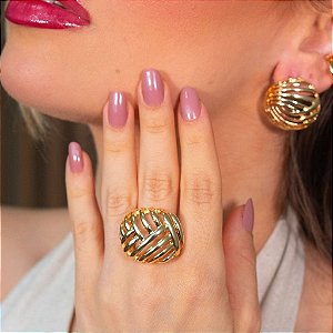 ANEL VANESSA BANHO DE OURO 18K