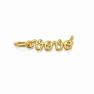 PINGENTE VOVÓ NO BANHO DE OURO 18K