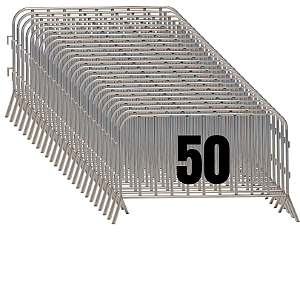 Kit 50 Grade Segurança P/ Eventos 200x120Cm