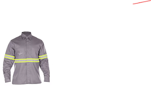 CAMISA NR10 REF. CINZA CA 41146