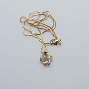 Colar Patinha Dourado
