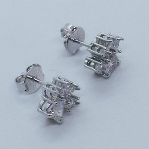 Brinco Pata Ródio Branco