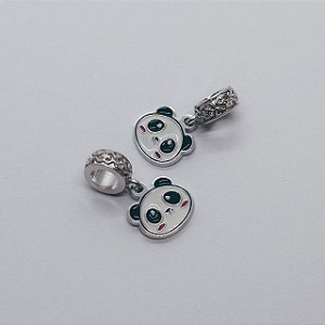 Berloque Panda Ródio Branco
