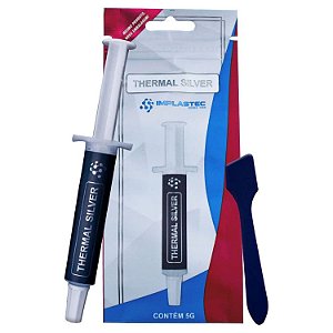 Pasta Térmica Com Prata Thermal Silver Implastec Seringa 5g