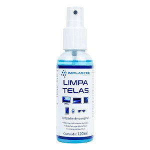 Limpa Telas Monitor Notebook TV Tablet Celular Óculos 120ml