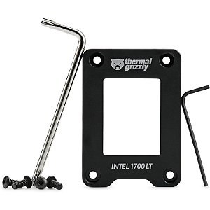 Moldura de Contato Thermal Grizzly CPU Contact Frame Intel 1700 LT 12 13 14 Gen Corretor de Pressão