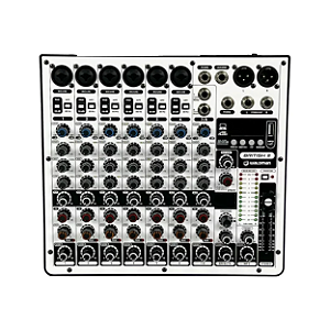 Mesa De Som Waldman 8 Canais British B-8 Phantom Power B8 Bivolt