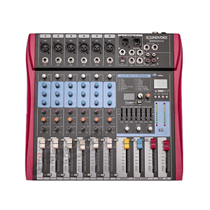 Mesa de Som 8 Canais MS802 Eux Interface e Bluetooth
