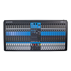 Mesa De Som Soundvoice Mp24 24 Canais 2 Aux Usb Bivolt Bluet