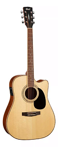 Violão Eletroacústica Cort Standard Ad880ce Para Destros Natural Satin