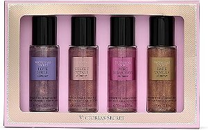 Kit 4 Body Splash Miniatura Shimmer - Victoria's Secret